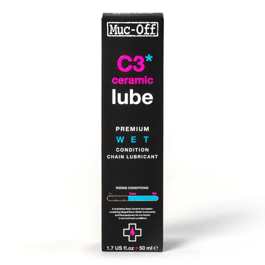 1. Muc-Off - Ulei Lubrifiant Ceramic C3 pentru lant - Wet - 50ml