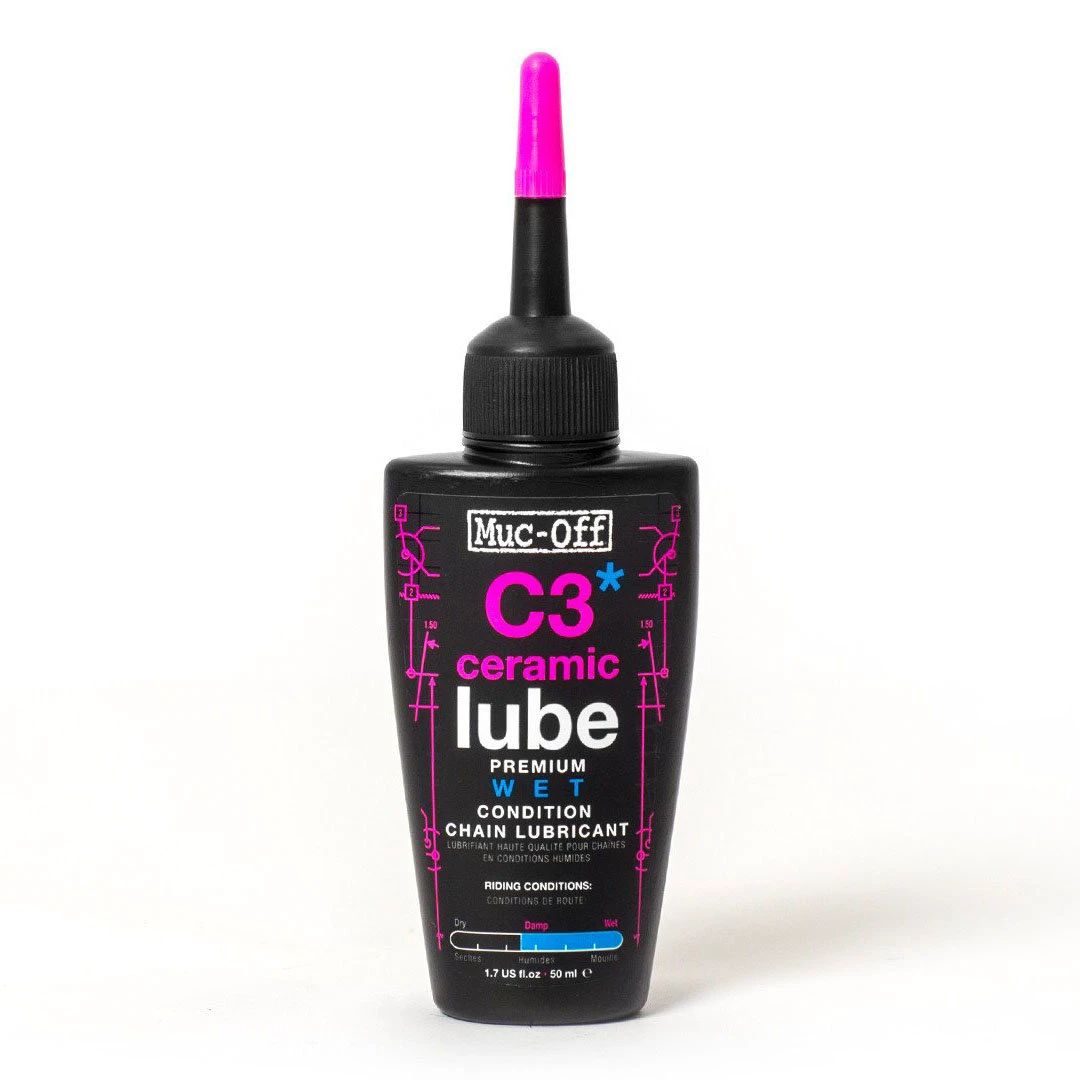 2. Muc-Off - Ulei Lubrifiant Ceramic C3 pentru lant - Wet - 50ml