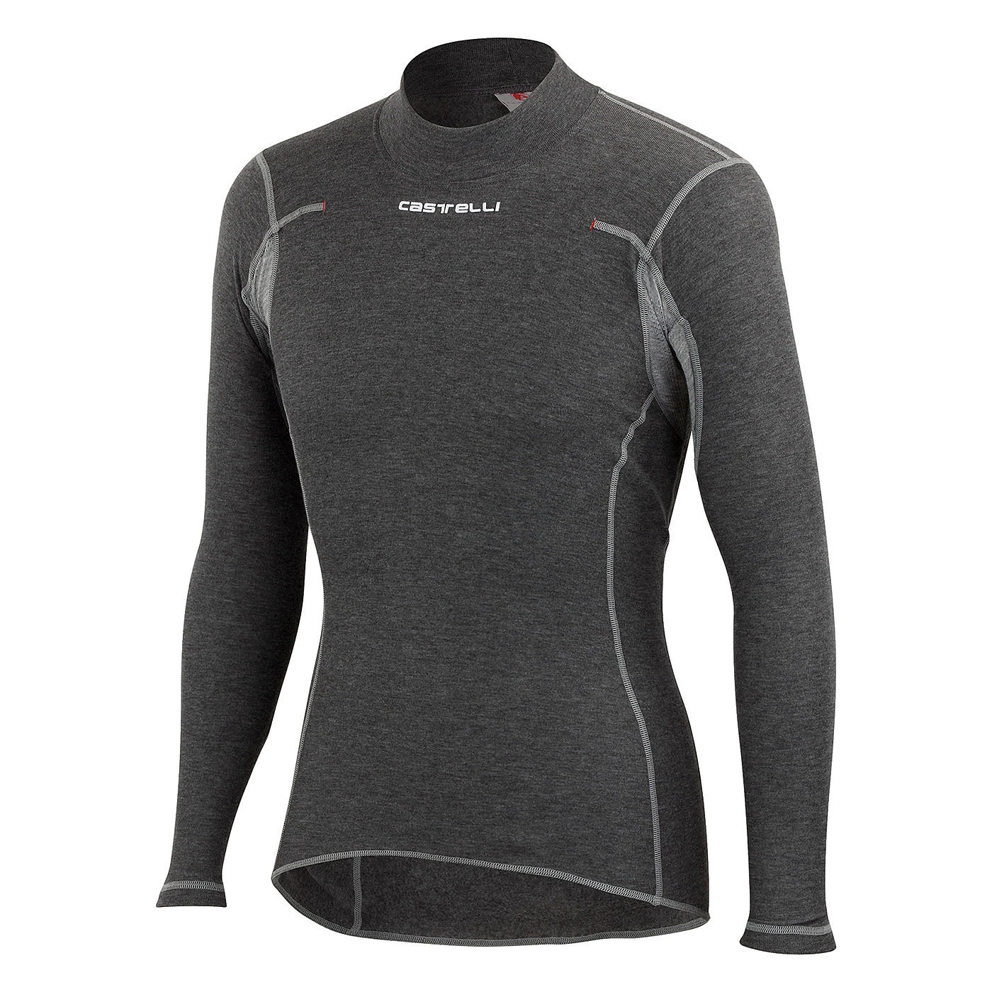 1. Castelli Bluza corp cu maneca lunga Flanders Warm LS - gri