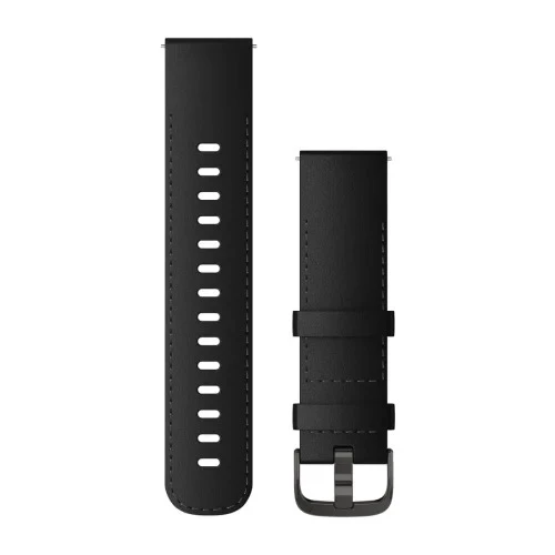 1. Garmin - curea piele - Quick Release 22 - negru
