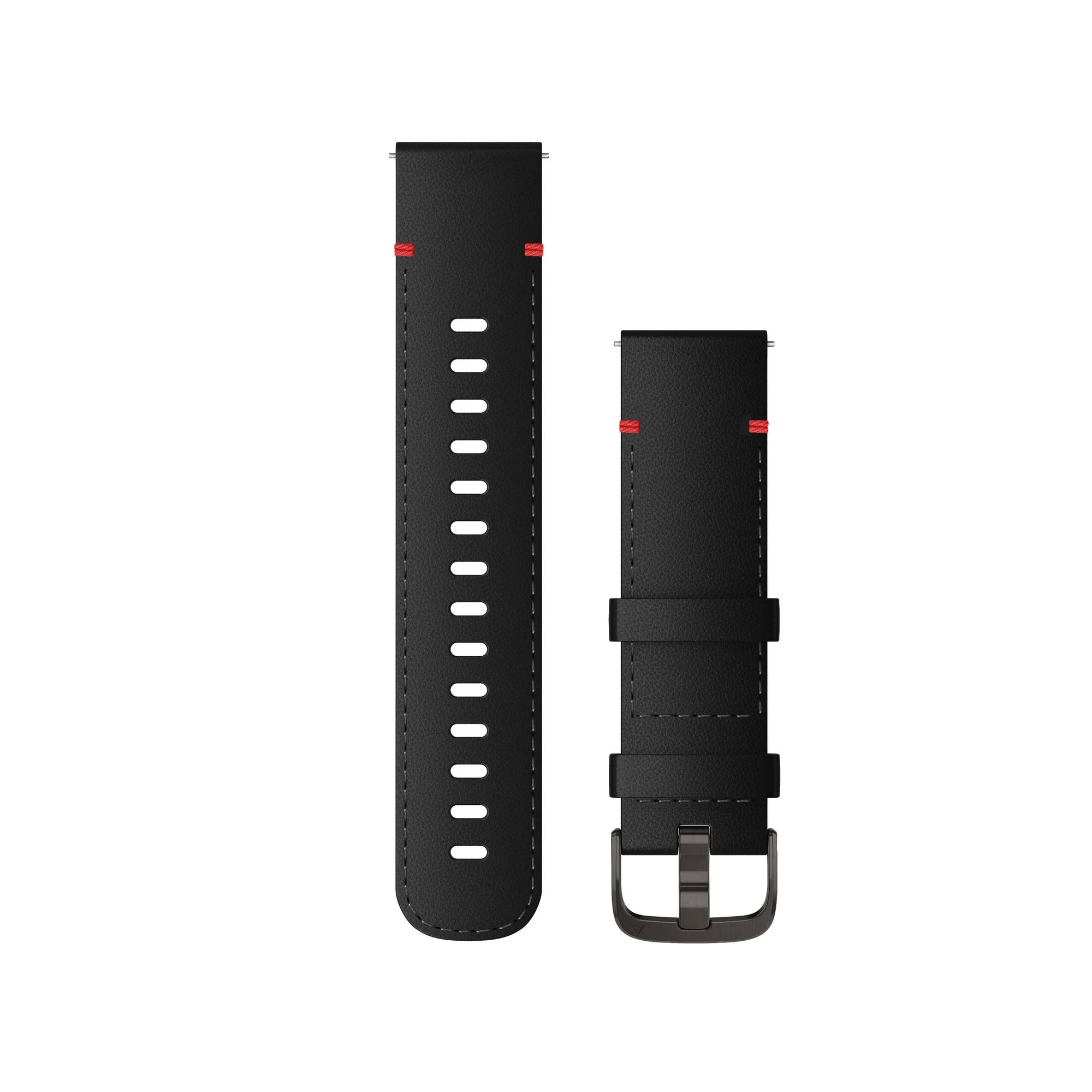 1. Garmin Quick Release 22 curea piele neagra Vivoactive 4/ Venu 2