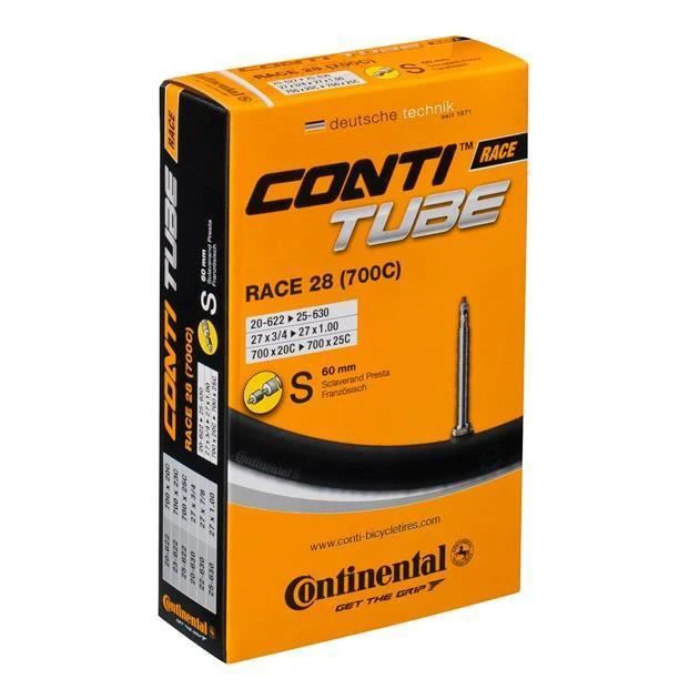 1. Continental - camera bicicleta 28" - 18-622-> 25-630 - 700x20C-> 700x25C - valva presta 60mm