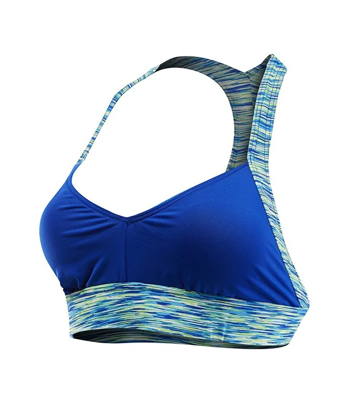 1. TYR - Bustiera Sonoma VNK Openback - albastru royal