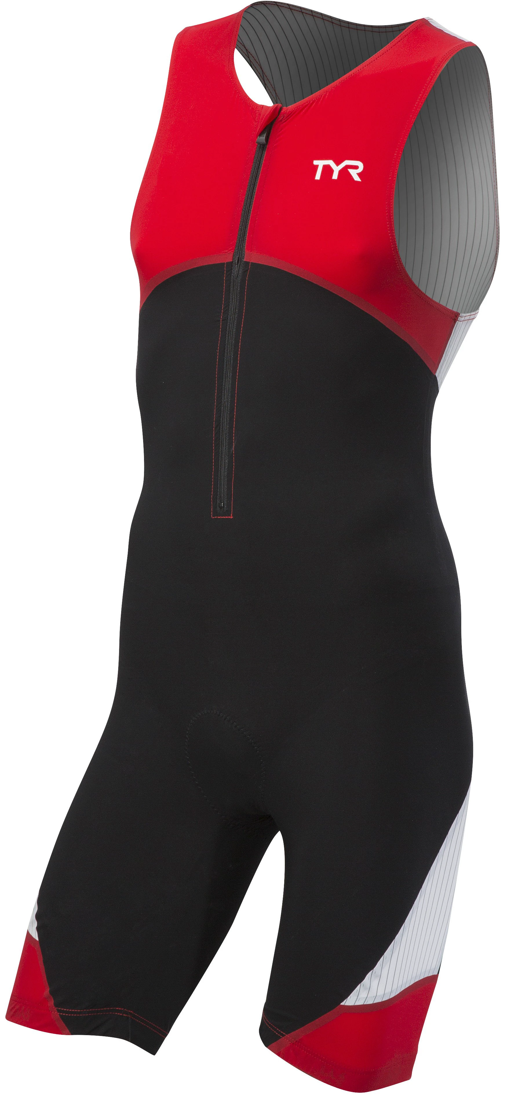 1. TYR Costum Trisuit Barbati - negru-rosu