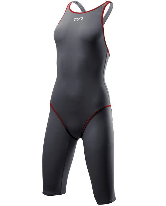 1. TYR Costum tehnic Thresher Open Back gri-rosu