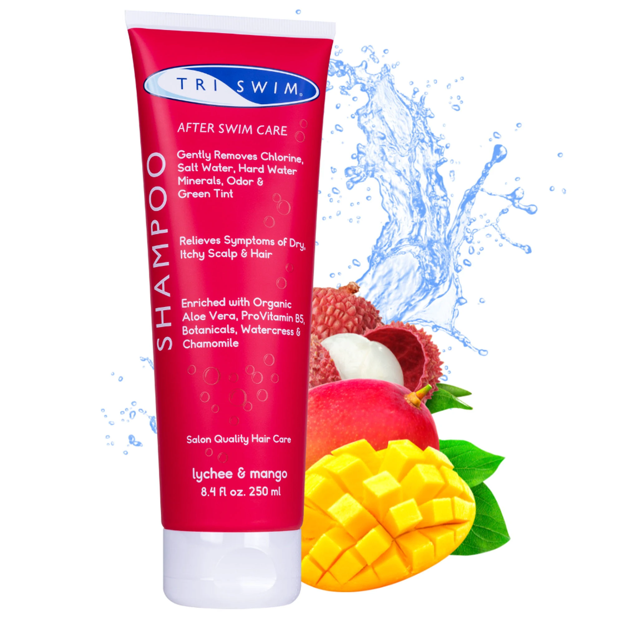 1. Triswim Sampon lychee si mango - 251 ml
