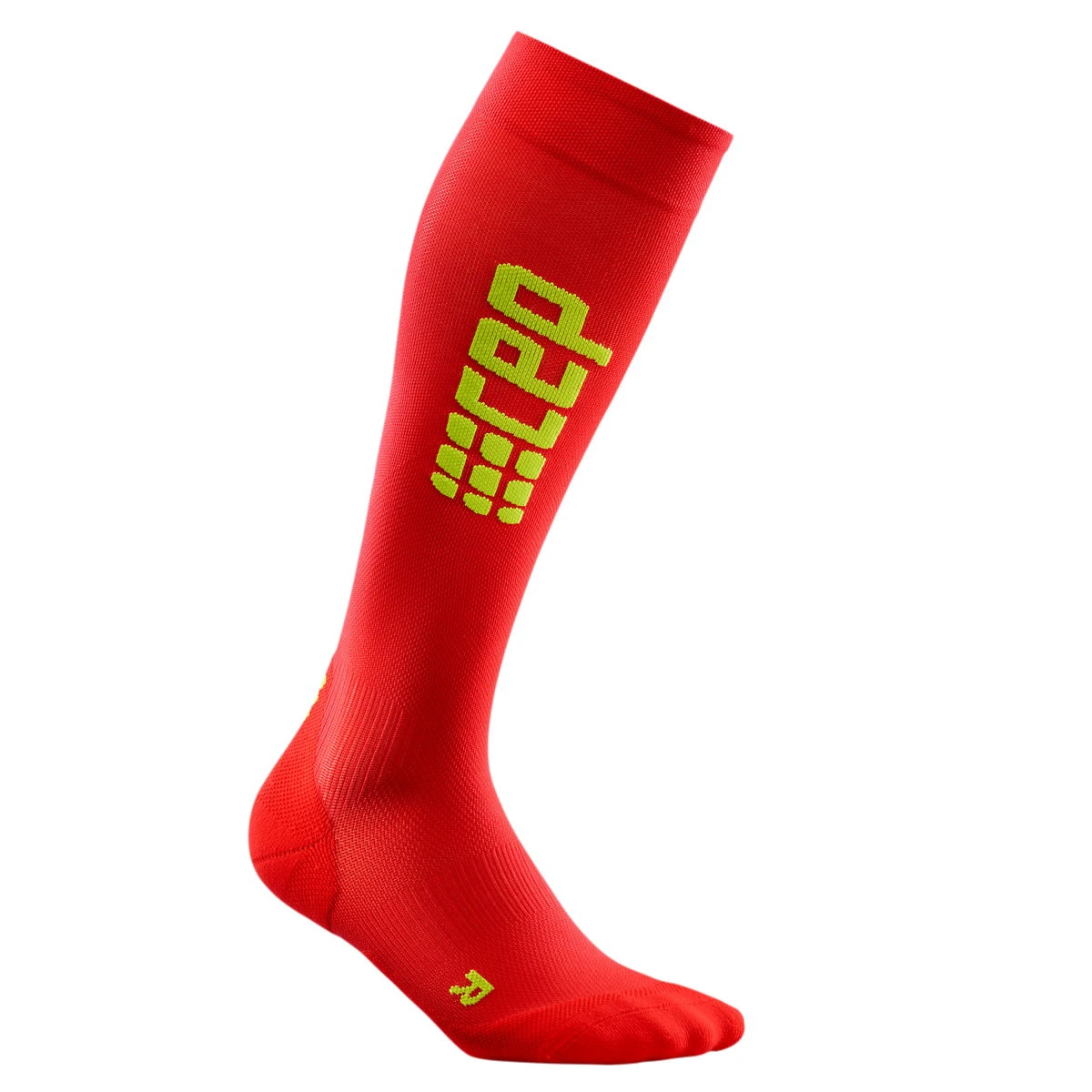 1. CEP Sosete de compresie 2.0 W pentru alergare Ultralight rosu-verde