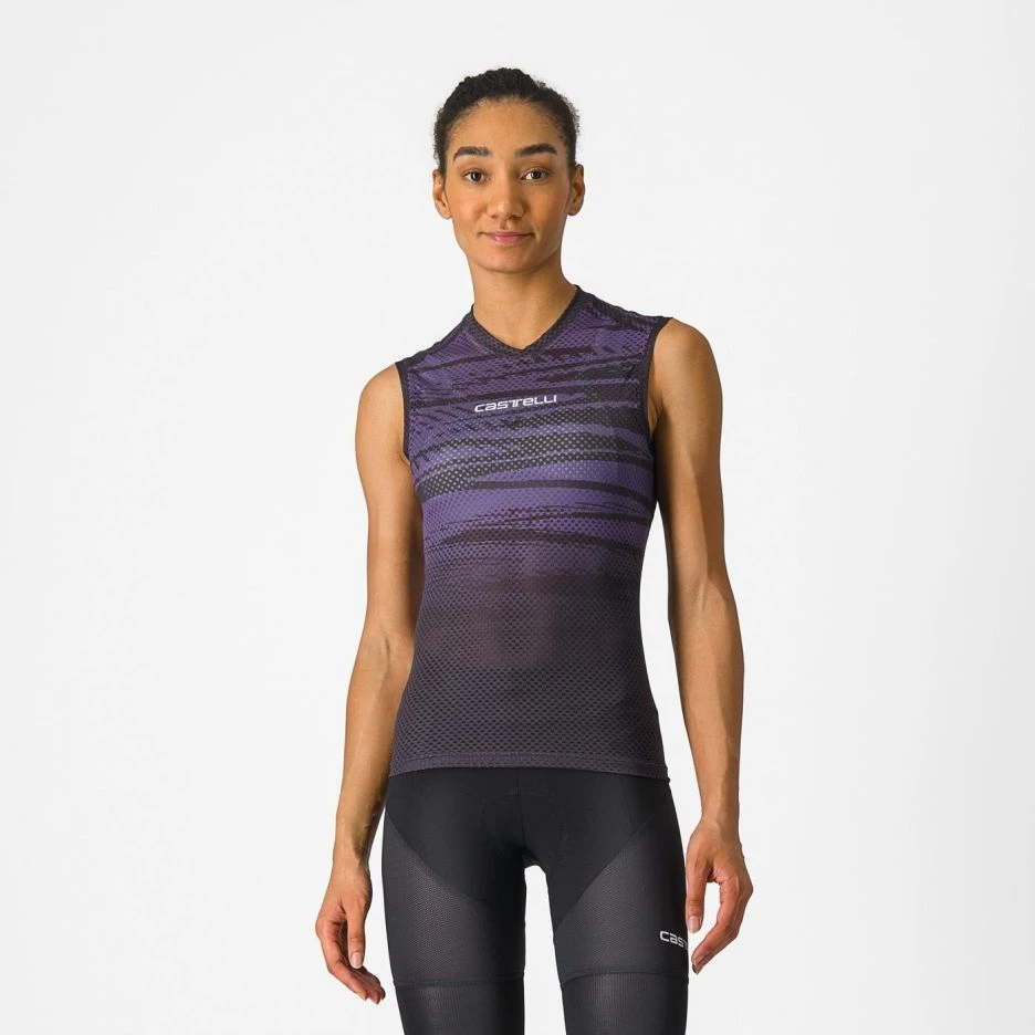 Castelli - bluza de corp pentru femei - Insider 2 W SL 20-35 gr C - mov - 71784