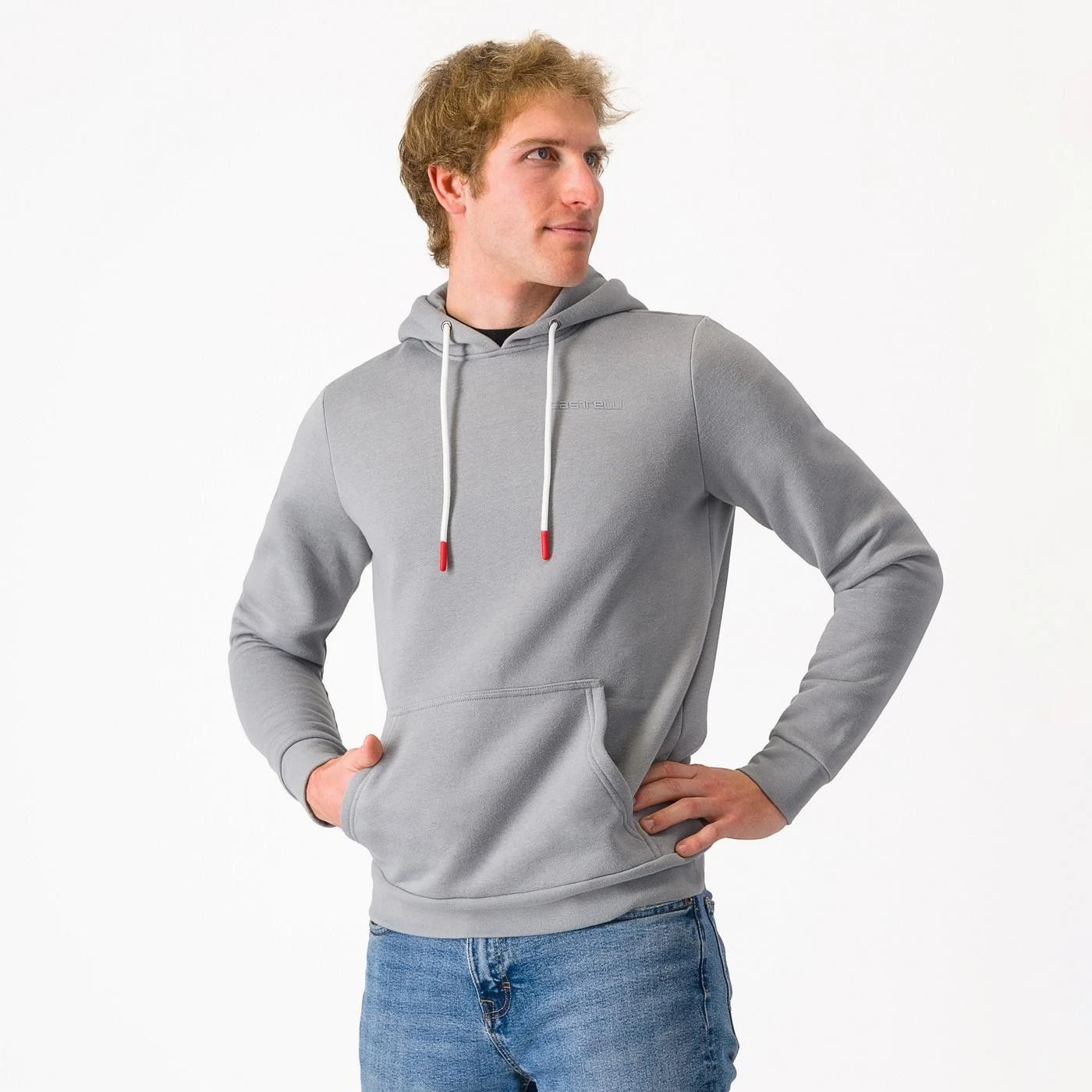 1. Castelli - hanorac - Classico Hoodie - gri