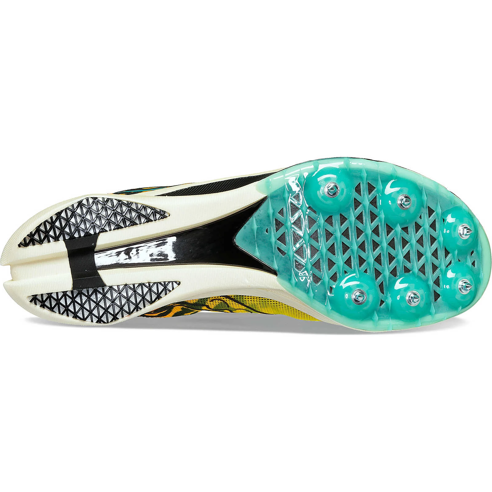 4. Saucony - pantofi alergare pentru barbati - Endorphin Cheetah - Galben Negru black I vizi