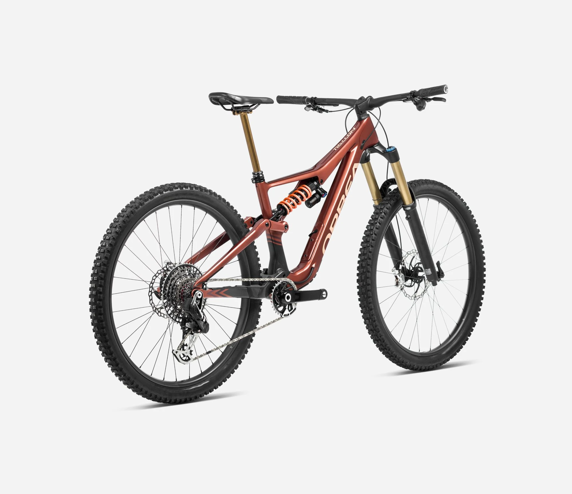 3. Bicicletă MTB Enduro full suspension Orbea RALLON M20 - Mars Red (Gloss) | Black (Matt)