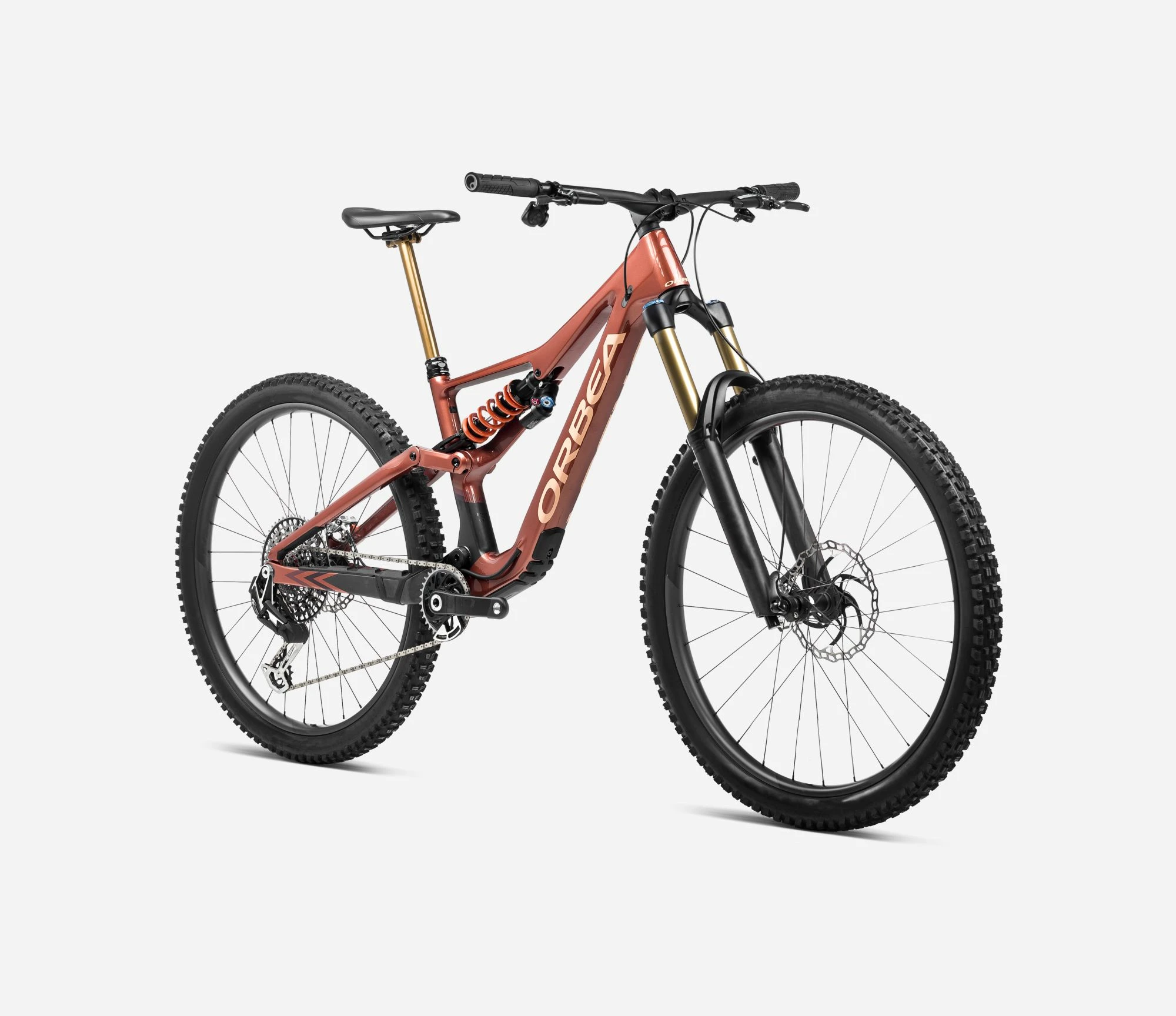 2. Bicicletă MTB Enduro full suspension Orbea RALLON M20 - Mars Red (Gloss) | Black (Matt)