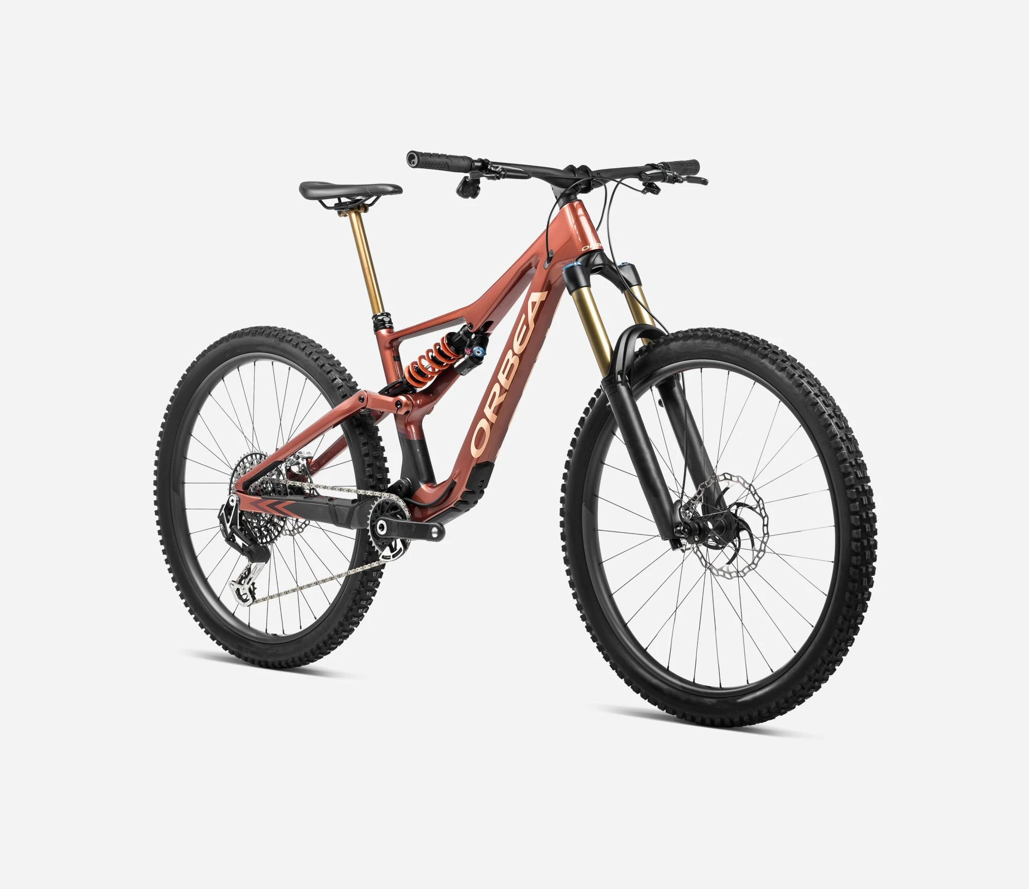 2. Bicicletă MTB Enduro full suspension Orbea RALLON M11 AXS - Mars Red (Gloss) | Black (Matt)