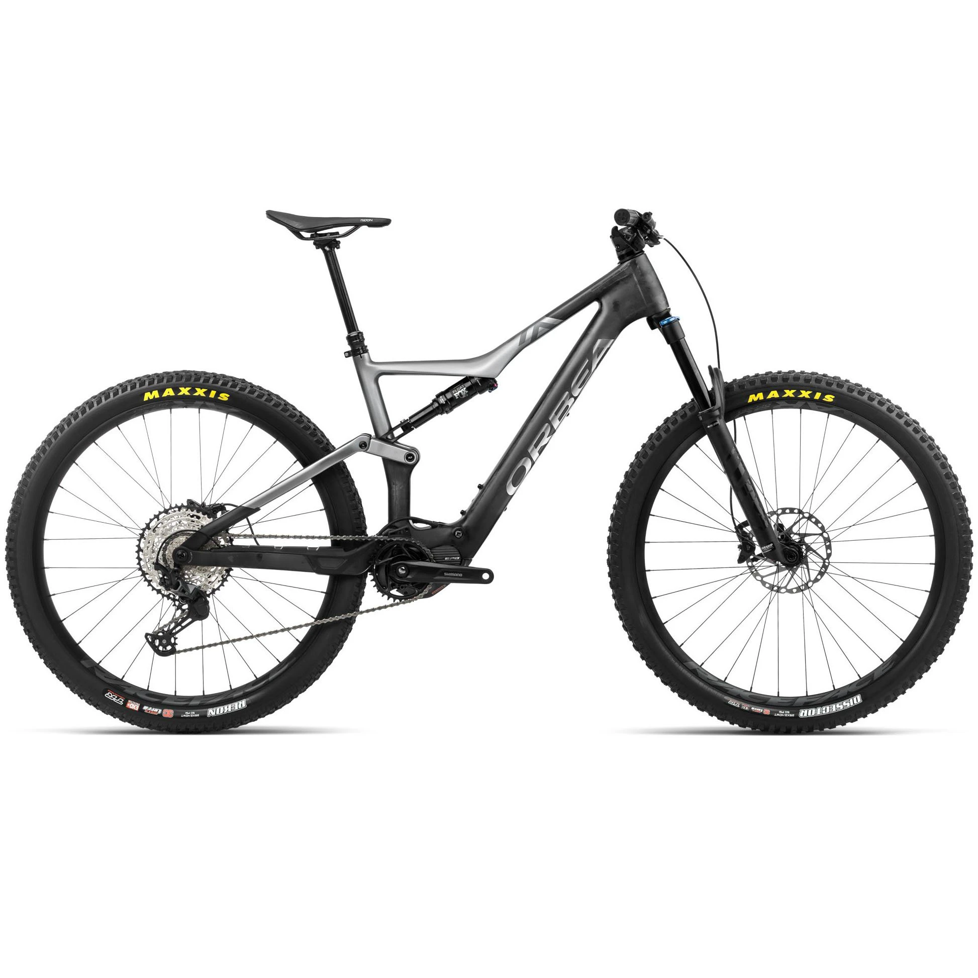 1. Orbea RISE M20 Carbon Raw-Shark Grey (Matt) - bicicletă electrică eMTB Trail