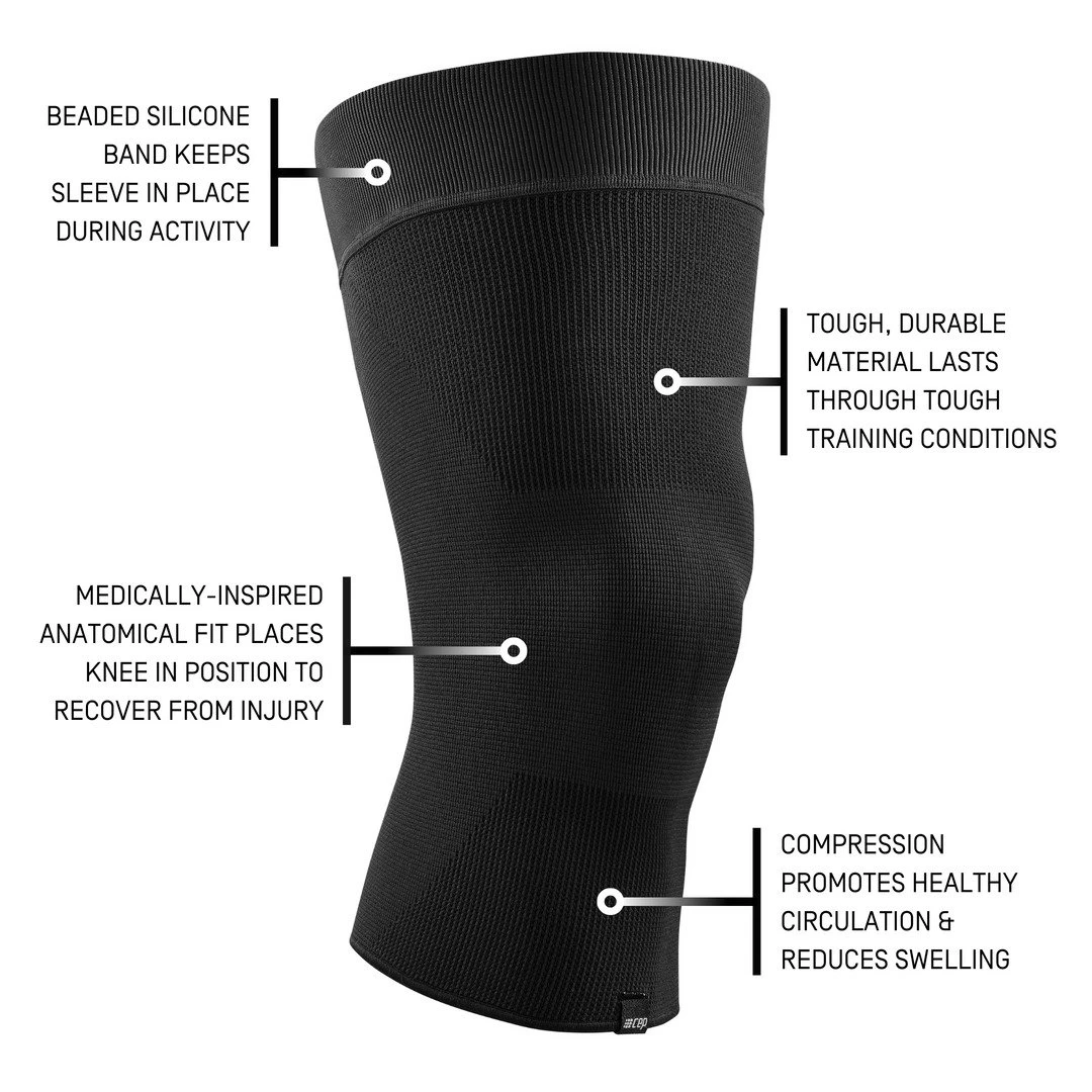 5. CEP - ortho genunchi - Mid Support Compression Knee Sleeve - Negru