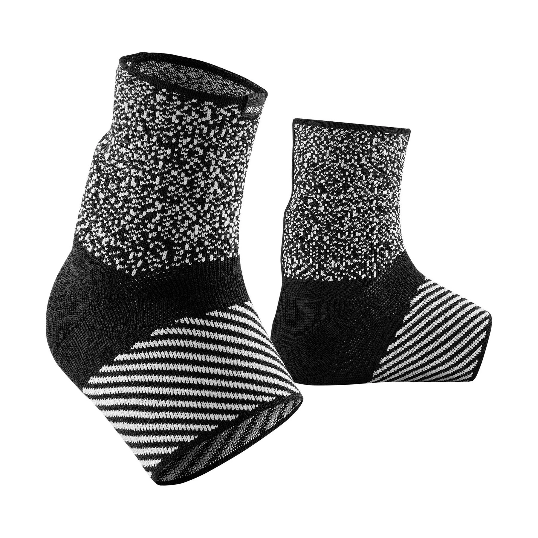 1. CEP - ortho glezna - Max Support Compression - Ankle Sleeve - negru alb