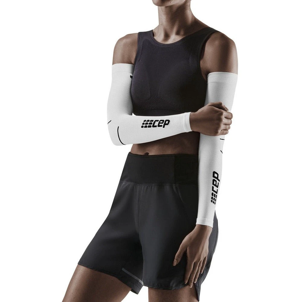 2. CEP - compresie brate - Compression Arm Sleeves L2 - White I Black