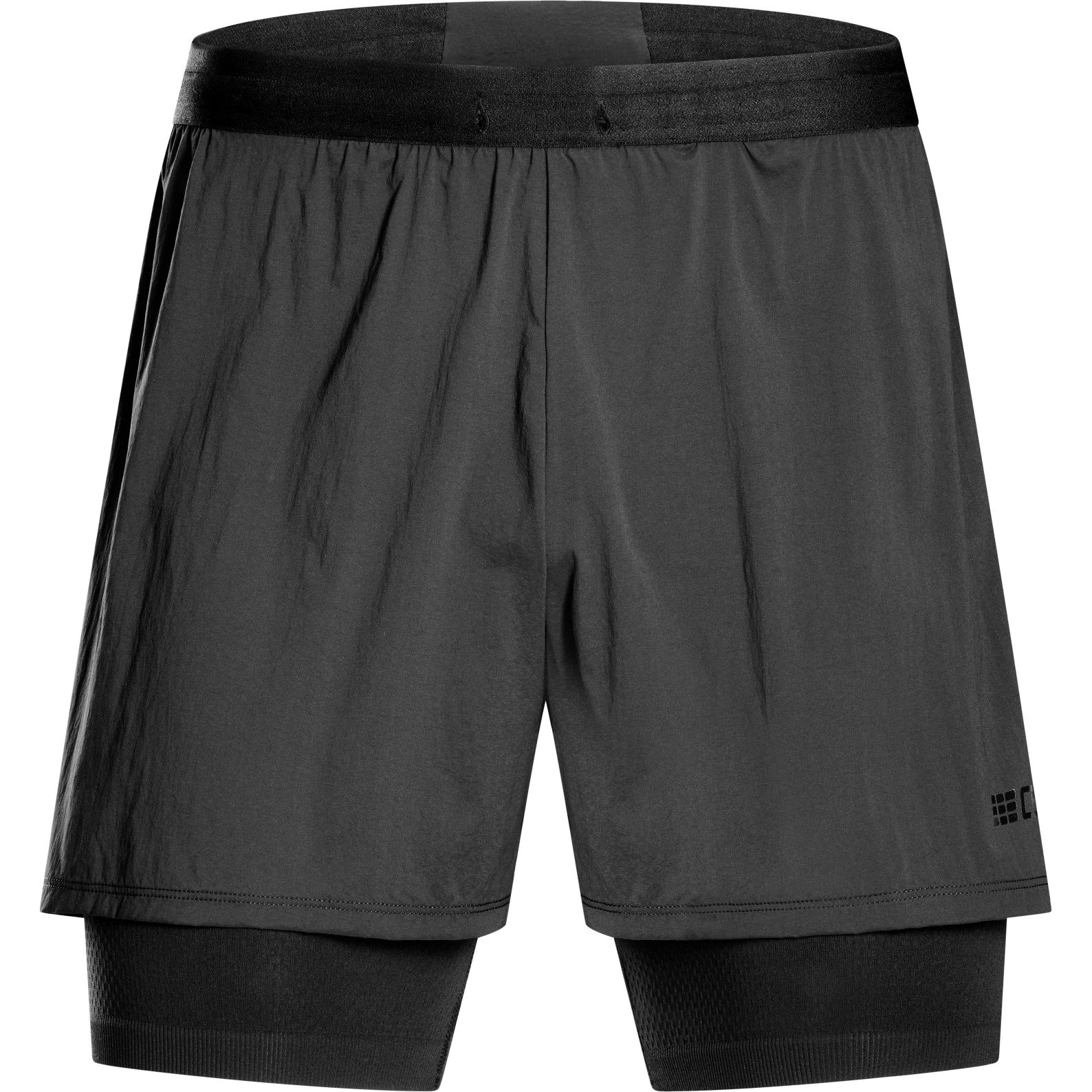 1. CEP - pantaloni scurti - Ultralight Shorts 2 in 1 - Negru