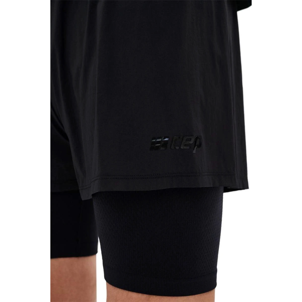 7. CEP - pantaloni scurti - Ultralight Shorts 2 in 1 - Negru
