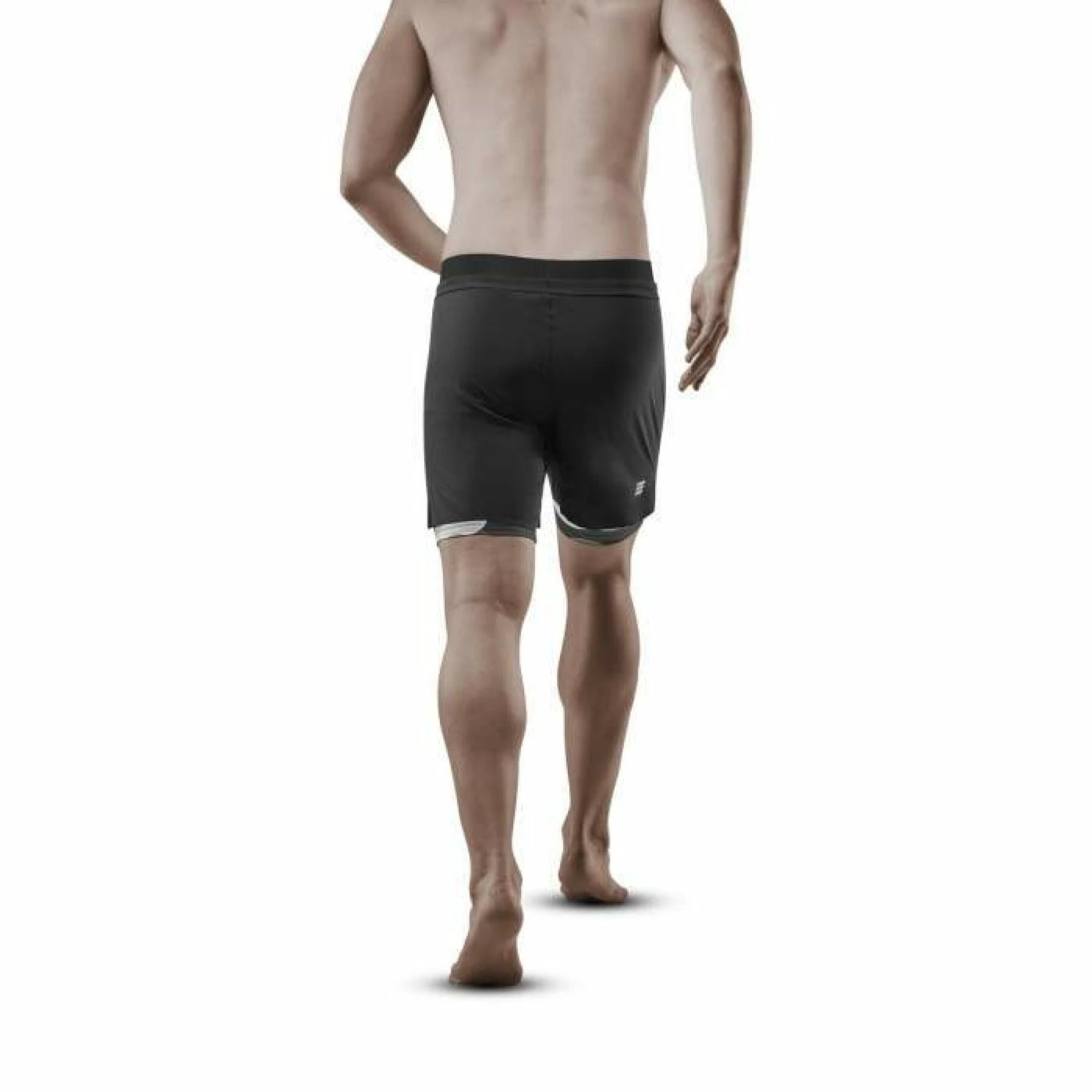 2. CEP - pantaloni scurti 2 in 1 - Camocloud Shorts 2 in 1 - Negru I Gri