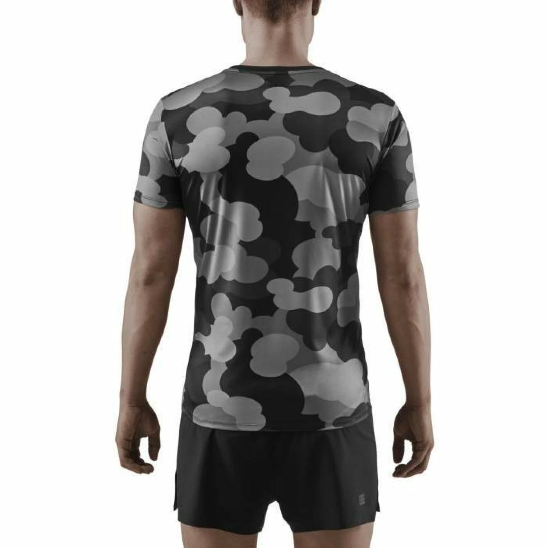 2. CEP - tricou cu maneca scurta - Camocloud Shirt - Black I Grey