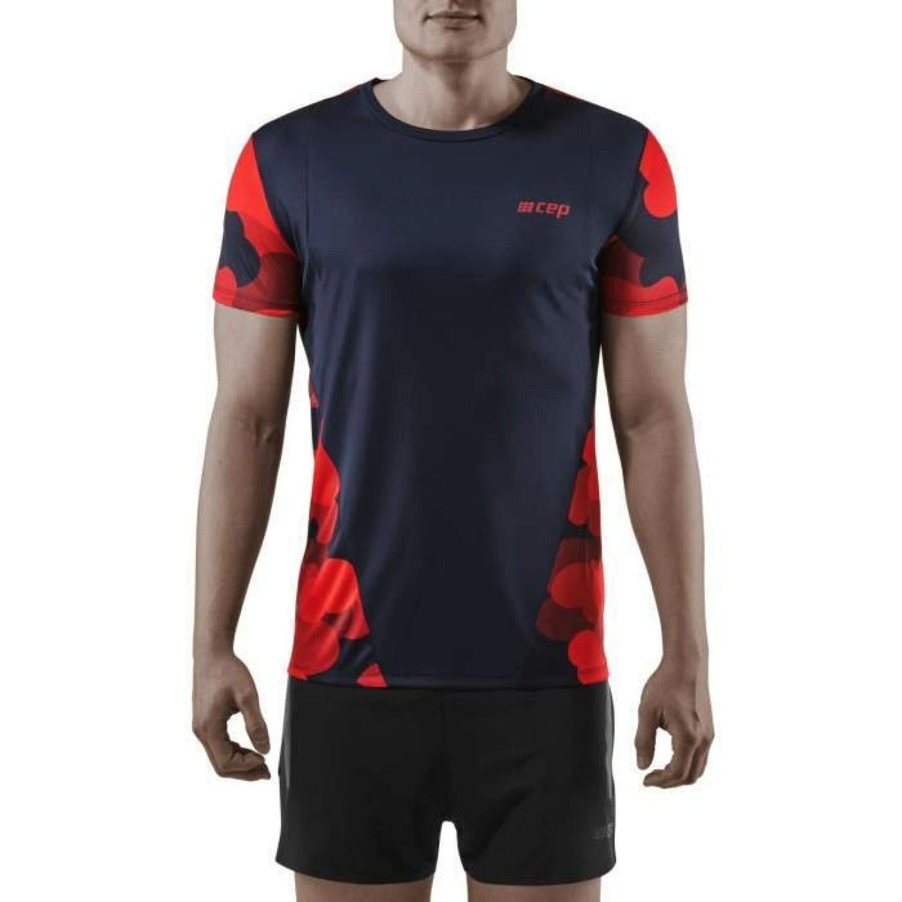 1. CEP - tricou cu maneca scurta - Camocloud Shirt - Lava I Peacoat