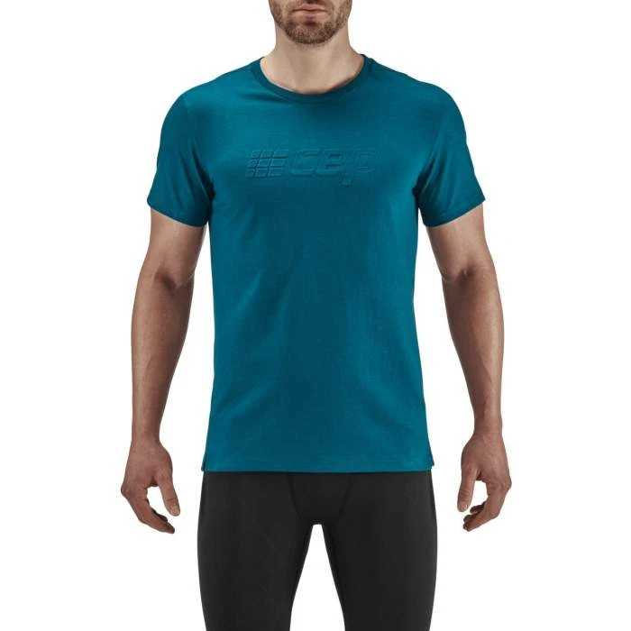 1. CEP - tricou cu maneca scurta - Crew Shirt - Petrol