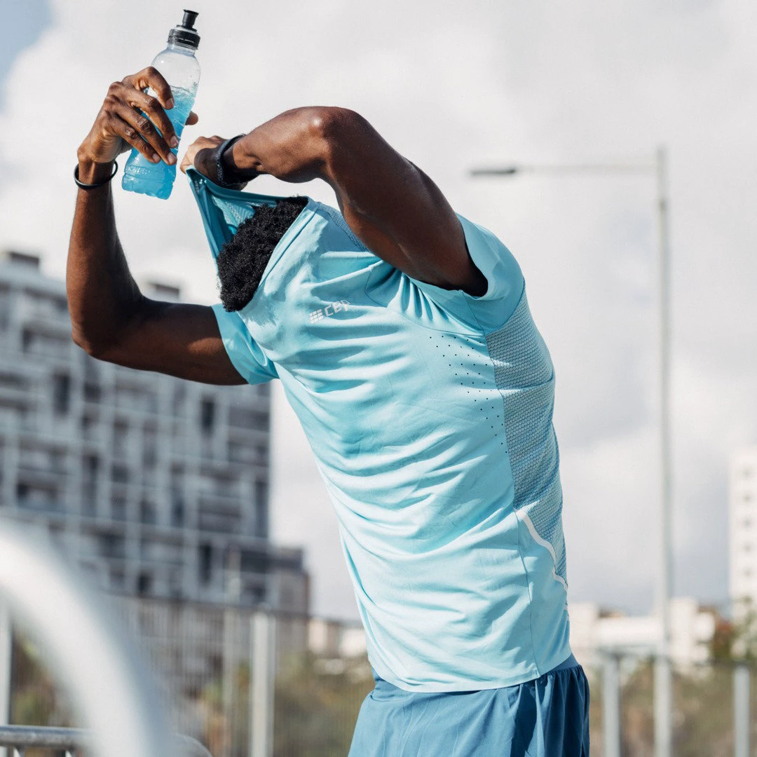 7. CEP - tricou cu maneca scurta - Run Shirt round neck - Ocean