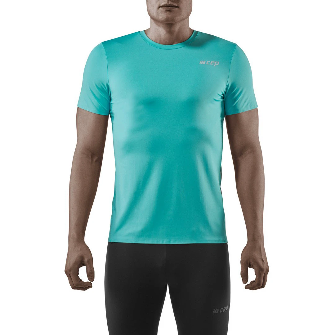 1. CEP - tricou cu maneca scurta - Run Shirt round neck - Ocean
