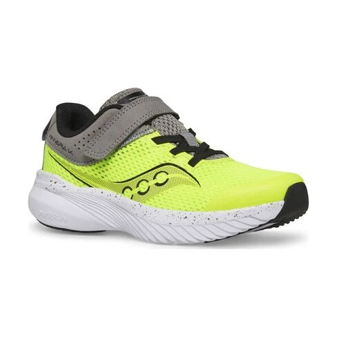 2. Saucony - pantofi alergare pentru copii - Kinvara 14 A/C - citron | grey