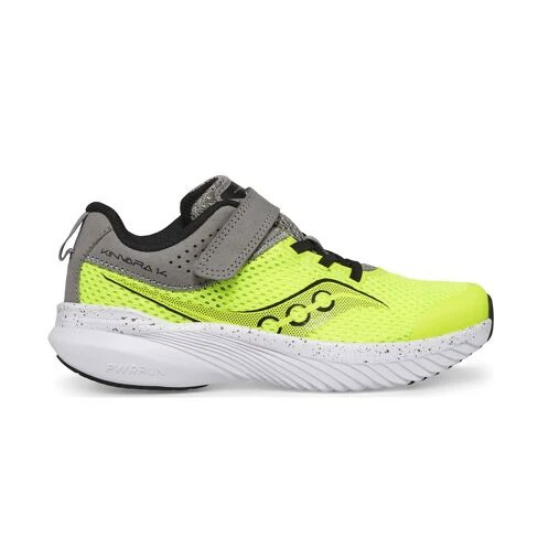 1. Saucony - pantofi alergare pentru copii - Kinvara 14 A/C - citron | grey