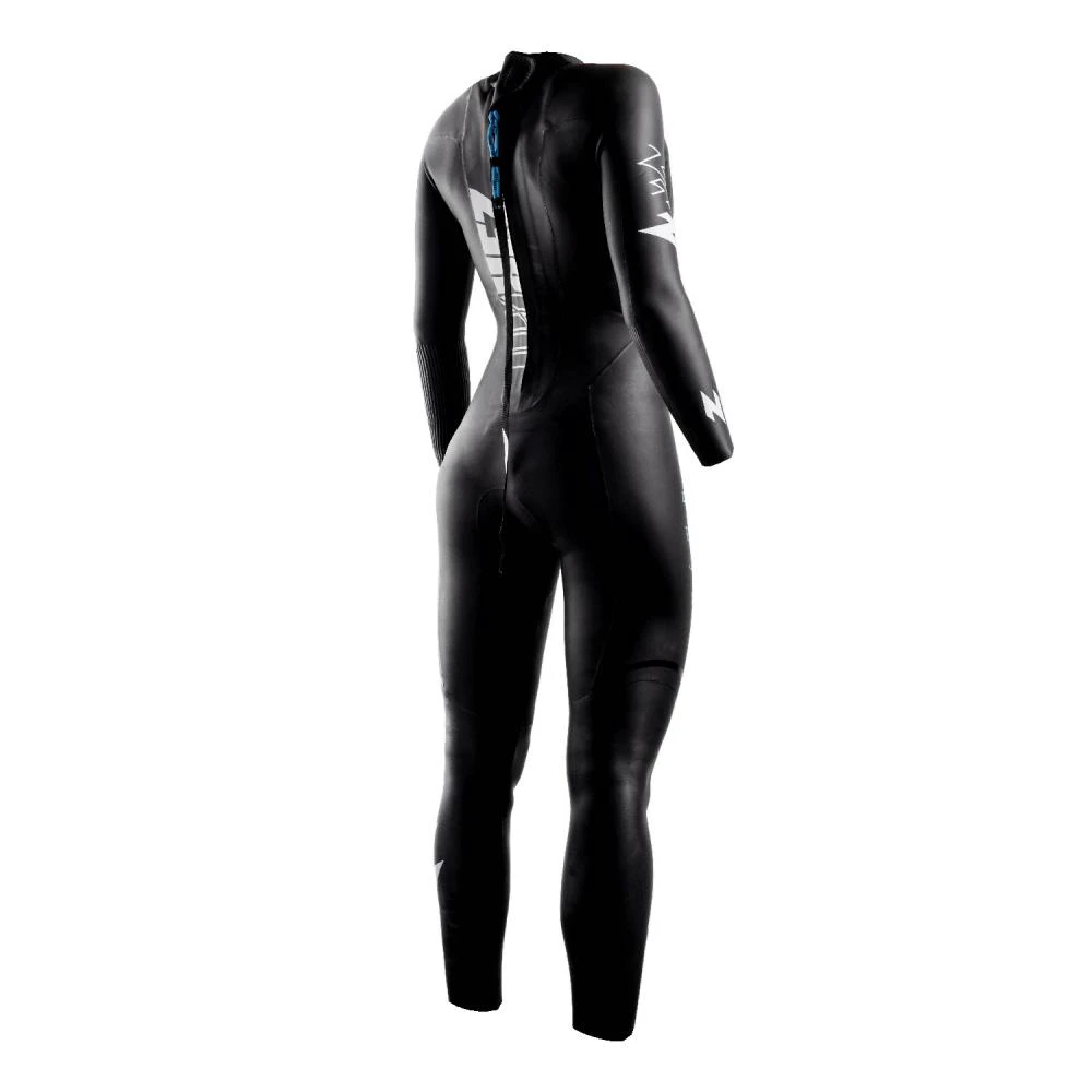 2. Z3R0D - costum neopren femei Archi wetsuit - negru albastru