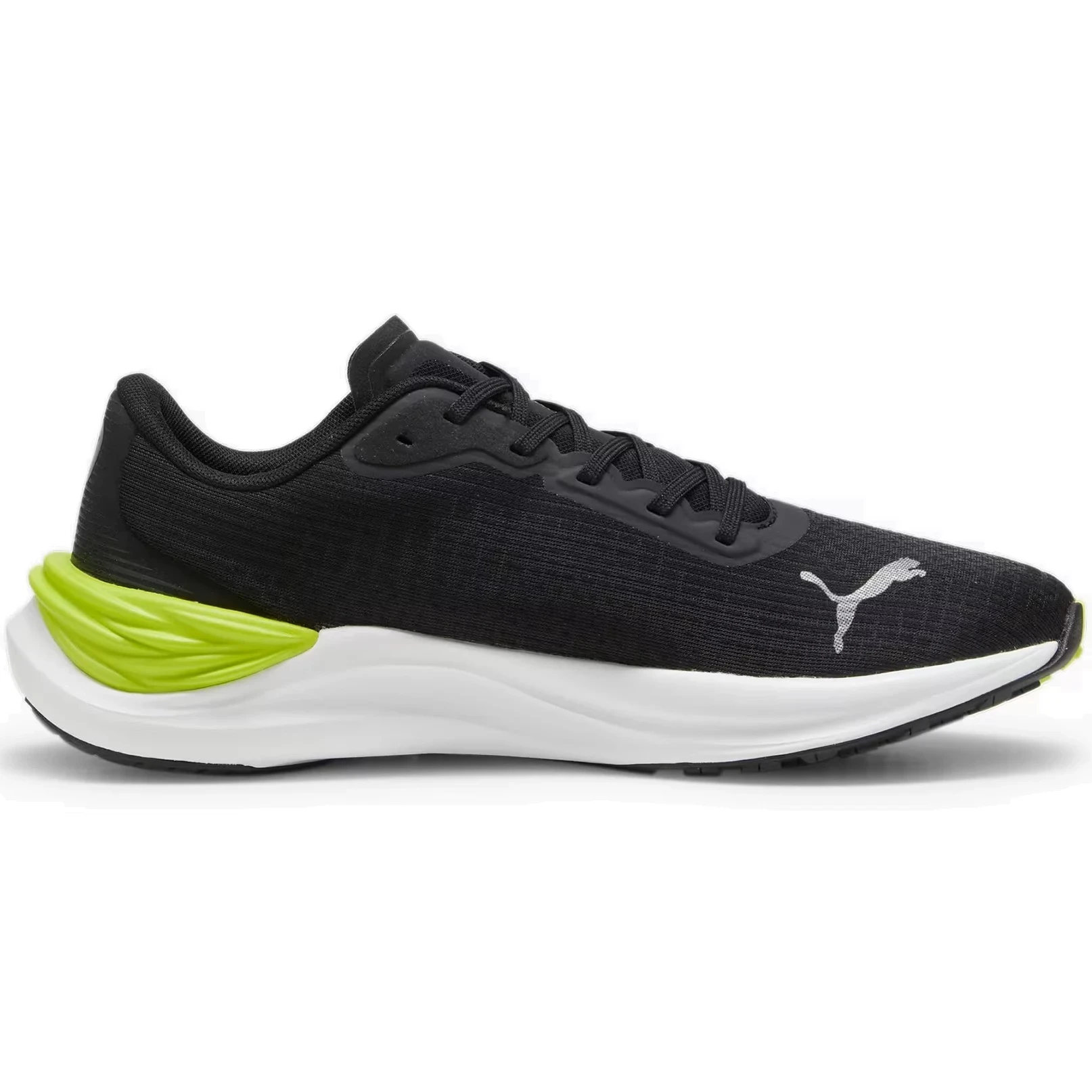 Puma - pantofi alergare pentru barbati Electrify NITRO 3 - negru verde fluo Lime Pow alb - 58697