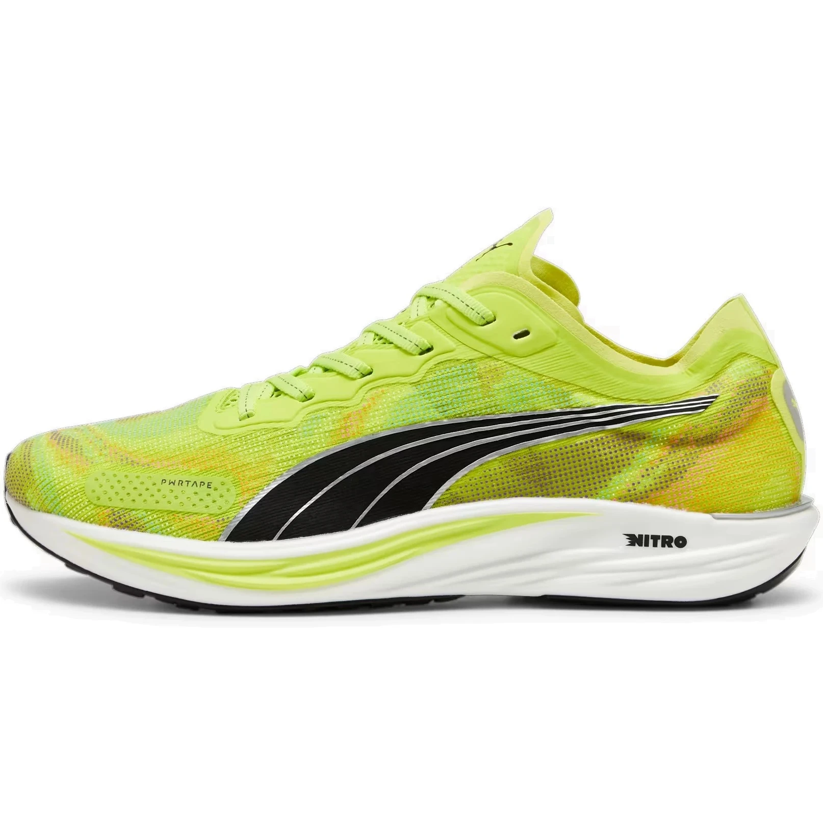 3. Puma - pantofi alergare pentru barbati Liberate NITRO 2 - Psychedelic Rush - verde fluo Lime Pow negru potocaliu