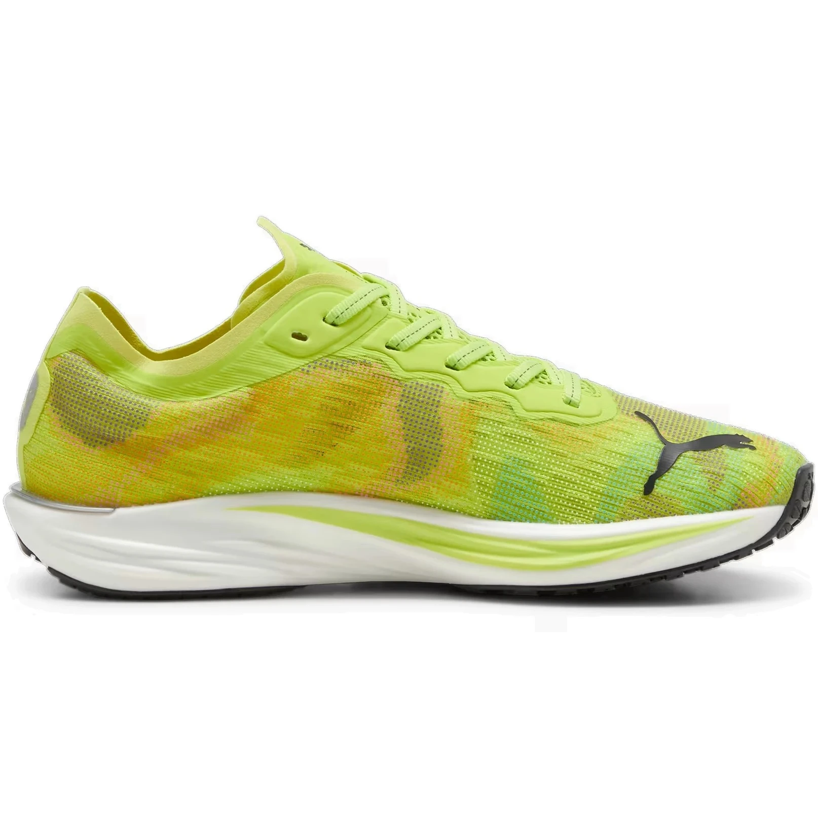 1. Puma - pantofi alergare pentru barbati Liberate NITRO 2 - Psychedelic Rush - verde fluo Lime Pow negru potocaliu