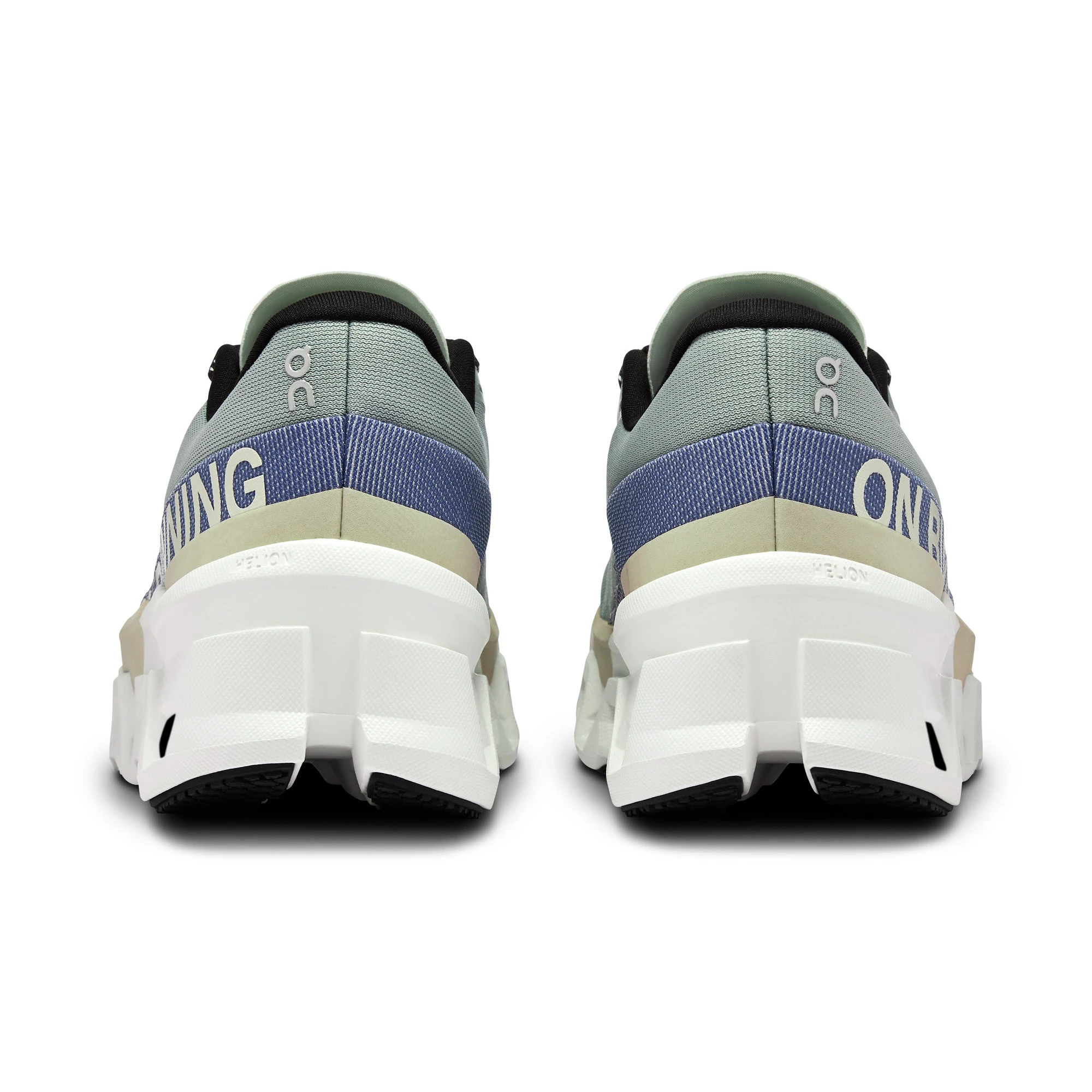 5. On Cloudmonster 2 - pantofi alergare pentru femei - gri mineral albastru verde deschis aloe