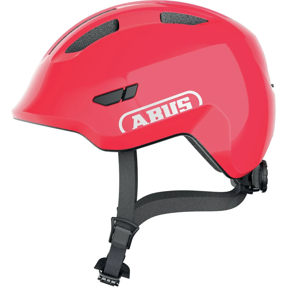 1. Abus - casca ciclism copii Smiley 3.0 - rosu lucios