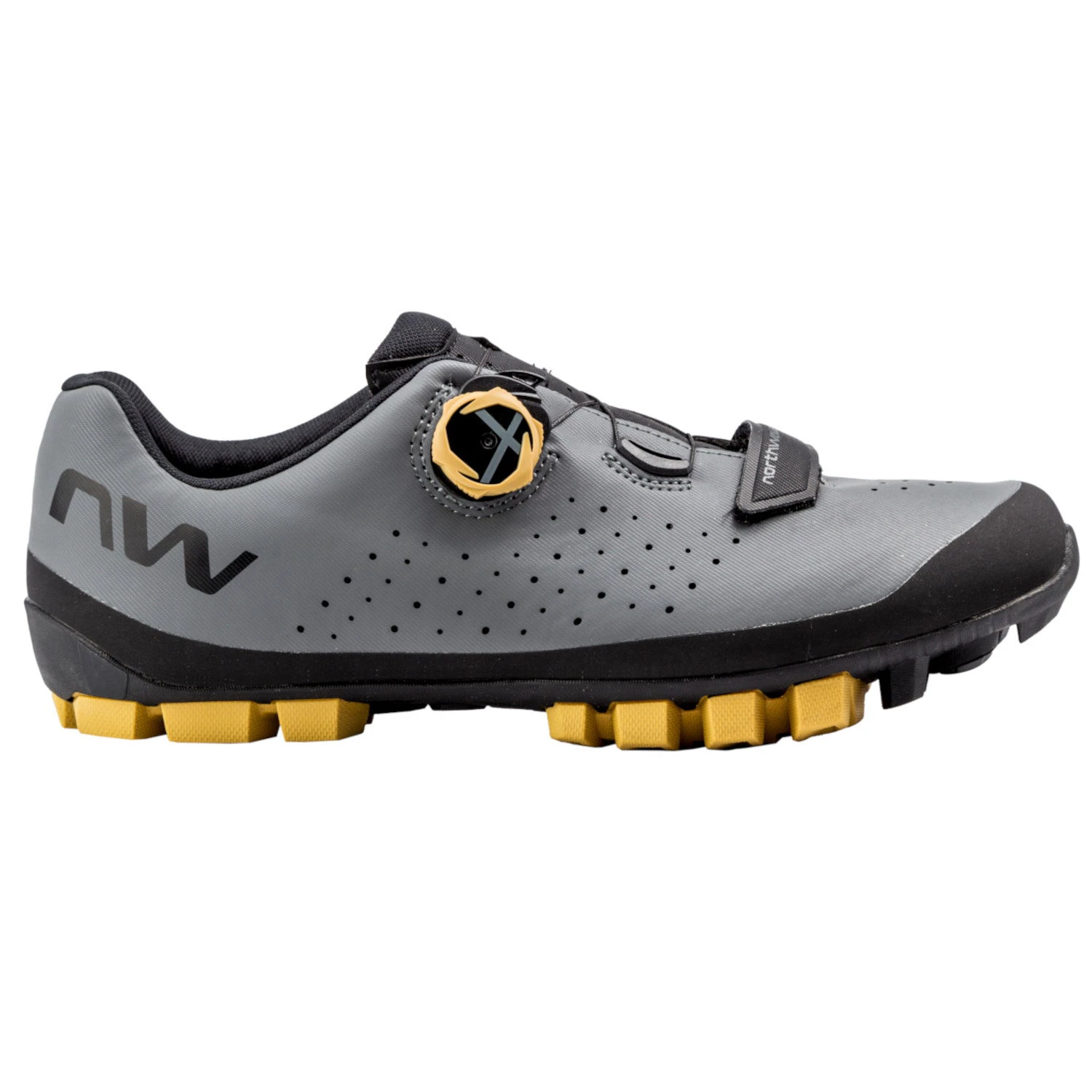 1. Pantofi MTB XC Northwave Hammer Plus - negru/gri închis | off-road