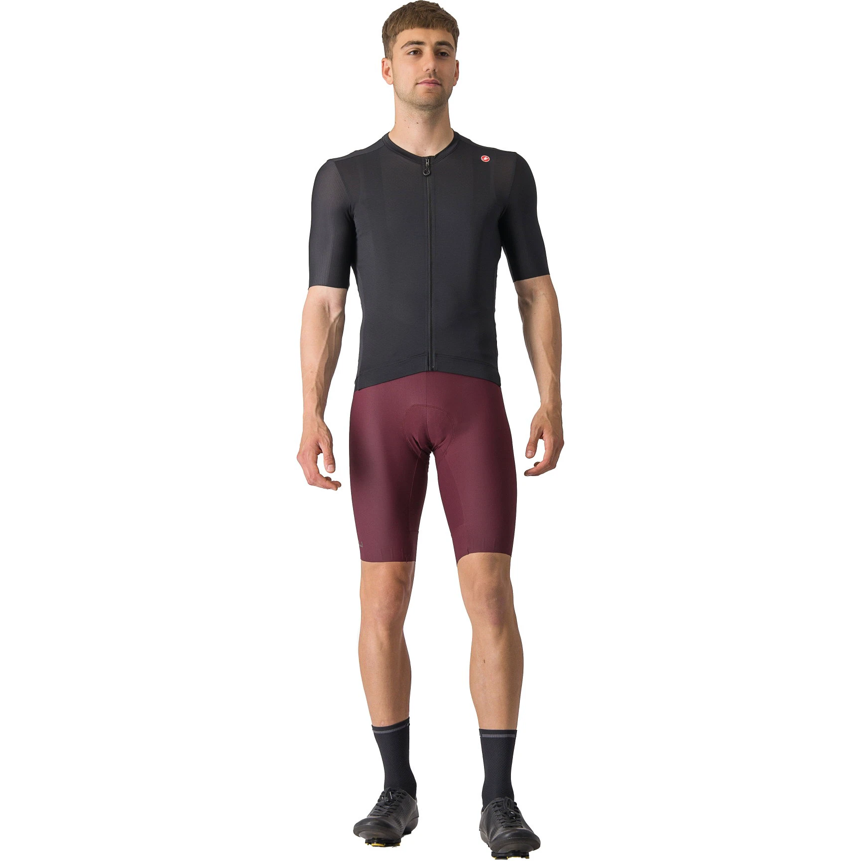 4. Castelli - tricou ciclism cu maneca scurta pentru barbati Espresso Jersey - negru