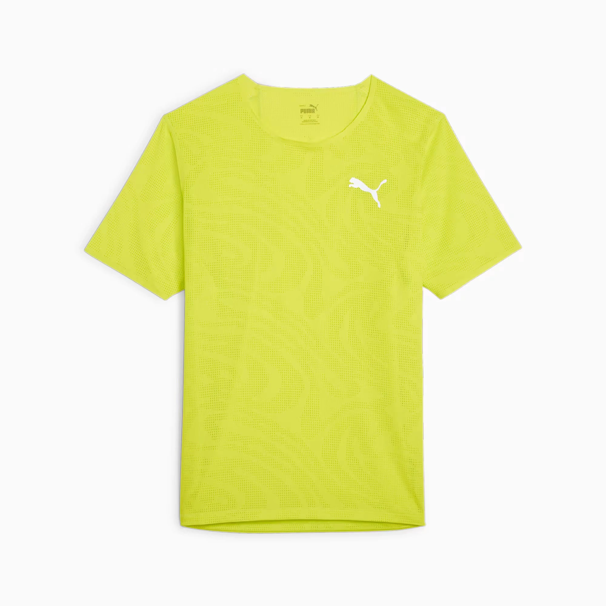 1. Puma - tricou tehnic barbati Run Ultraspun - verde electric Lime fluo