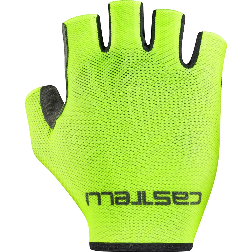 1. Castelli - manusi ciclism vara degete scurte Superleggera Summer - galben fluo gri