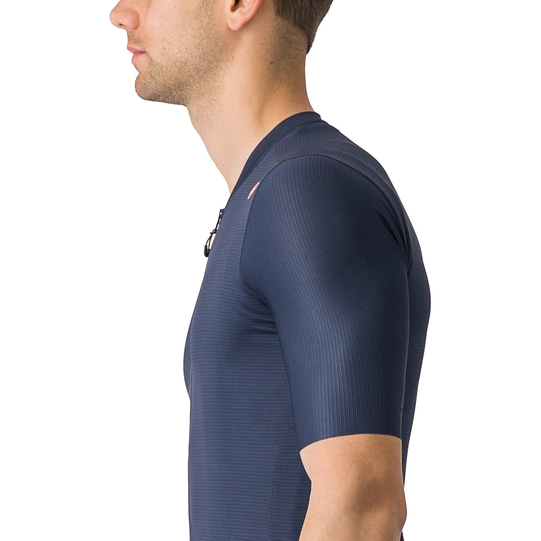 6. Castelli - tricou ciclism cu maneca scurta pentru barbati Espresso Jersey - albastru inchis indigo