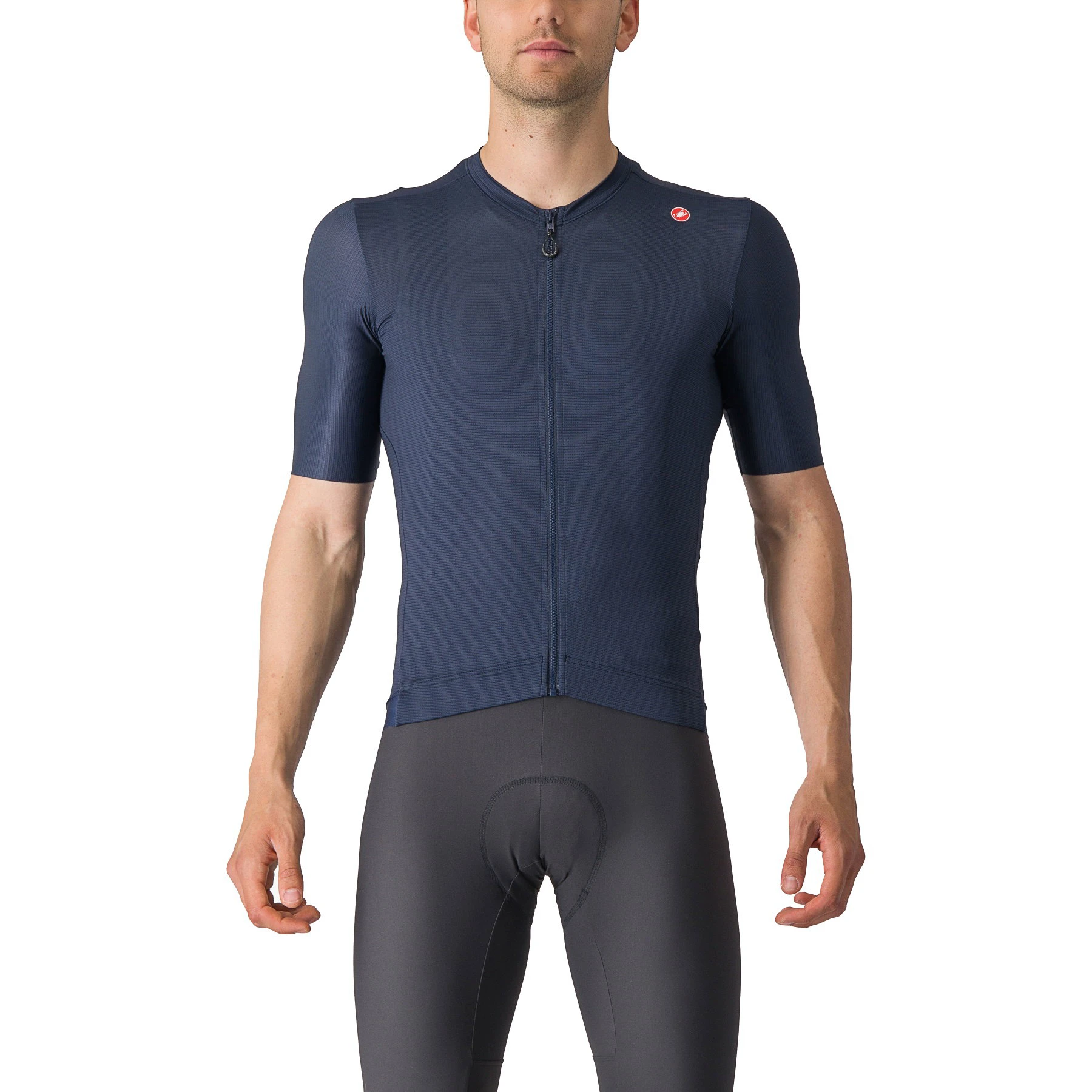 Castelli - tricou ciclism cu maneca scurta pentru barbati Espresso Jersey - albastru inchis indigo - 58870