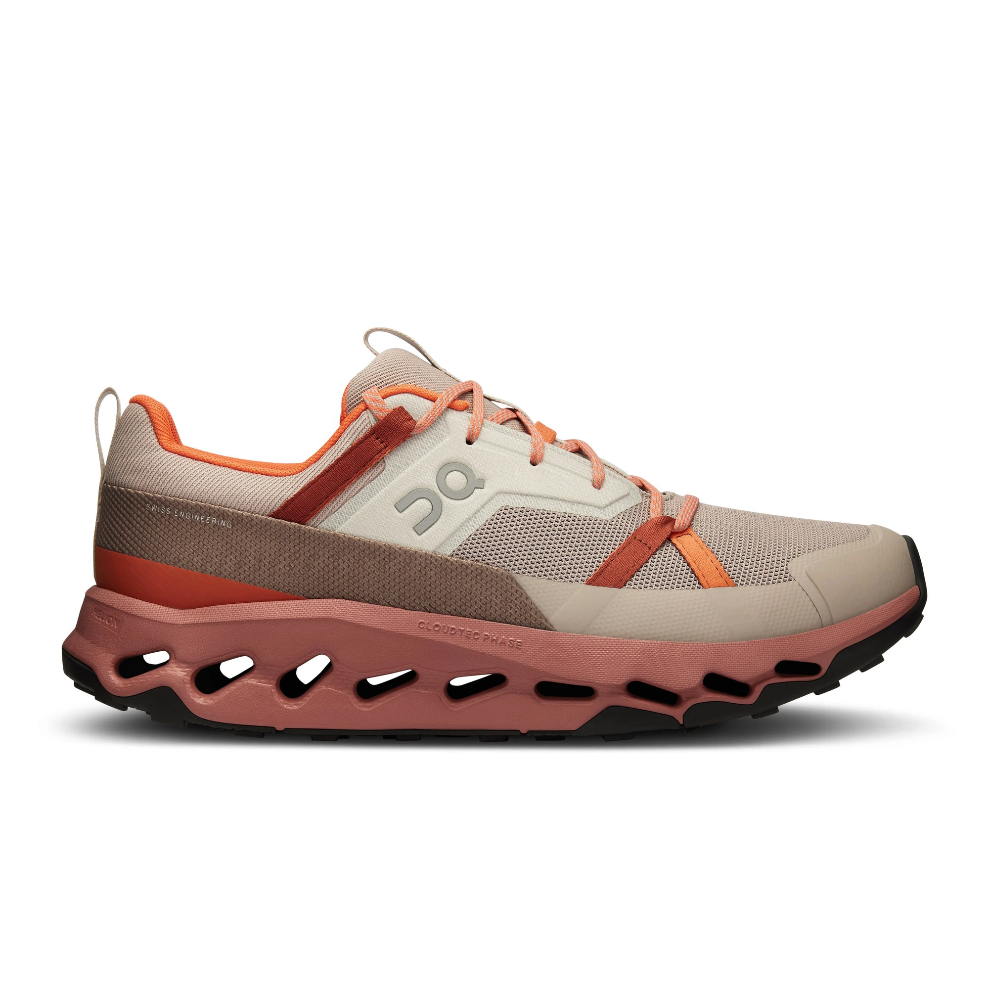 1. On Cloudhorizon - pantofi alergare pentru barbati - roz crem Fog | Mahogany