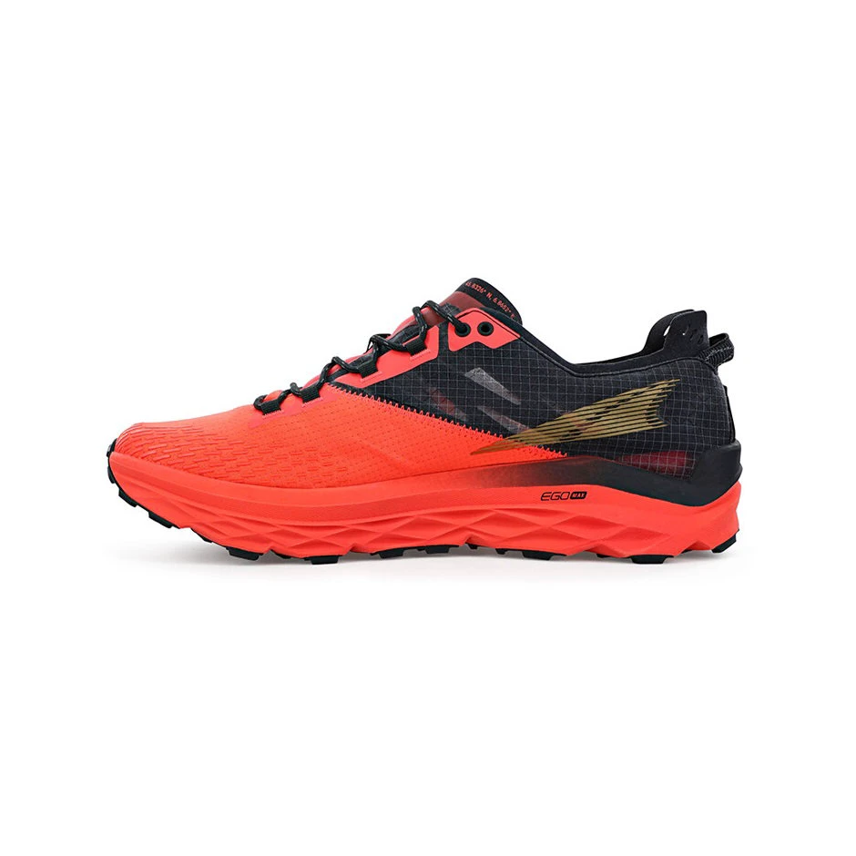 4. Altra - pantofi alergare montana pentru femei Mont Blanc - portocaliu Coral negru