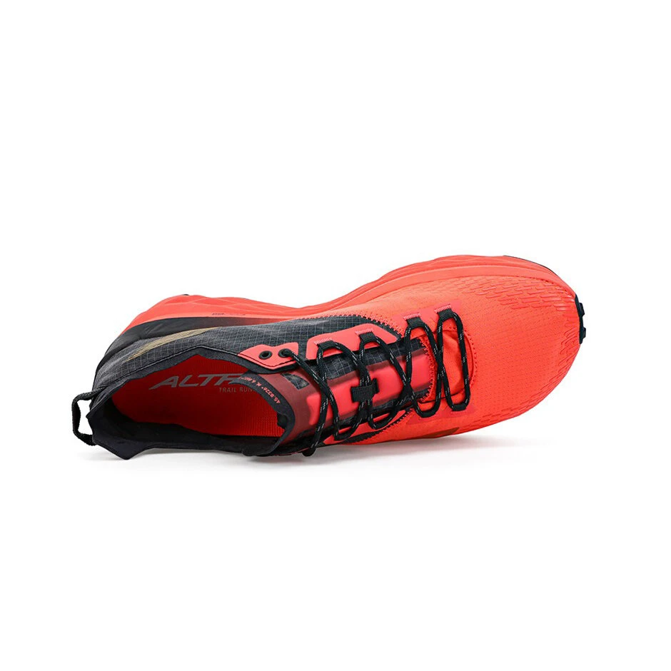 2. Altra - pantofi alergare montana pentru femei Mont Blanc - portocaliu Coral negru