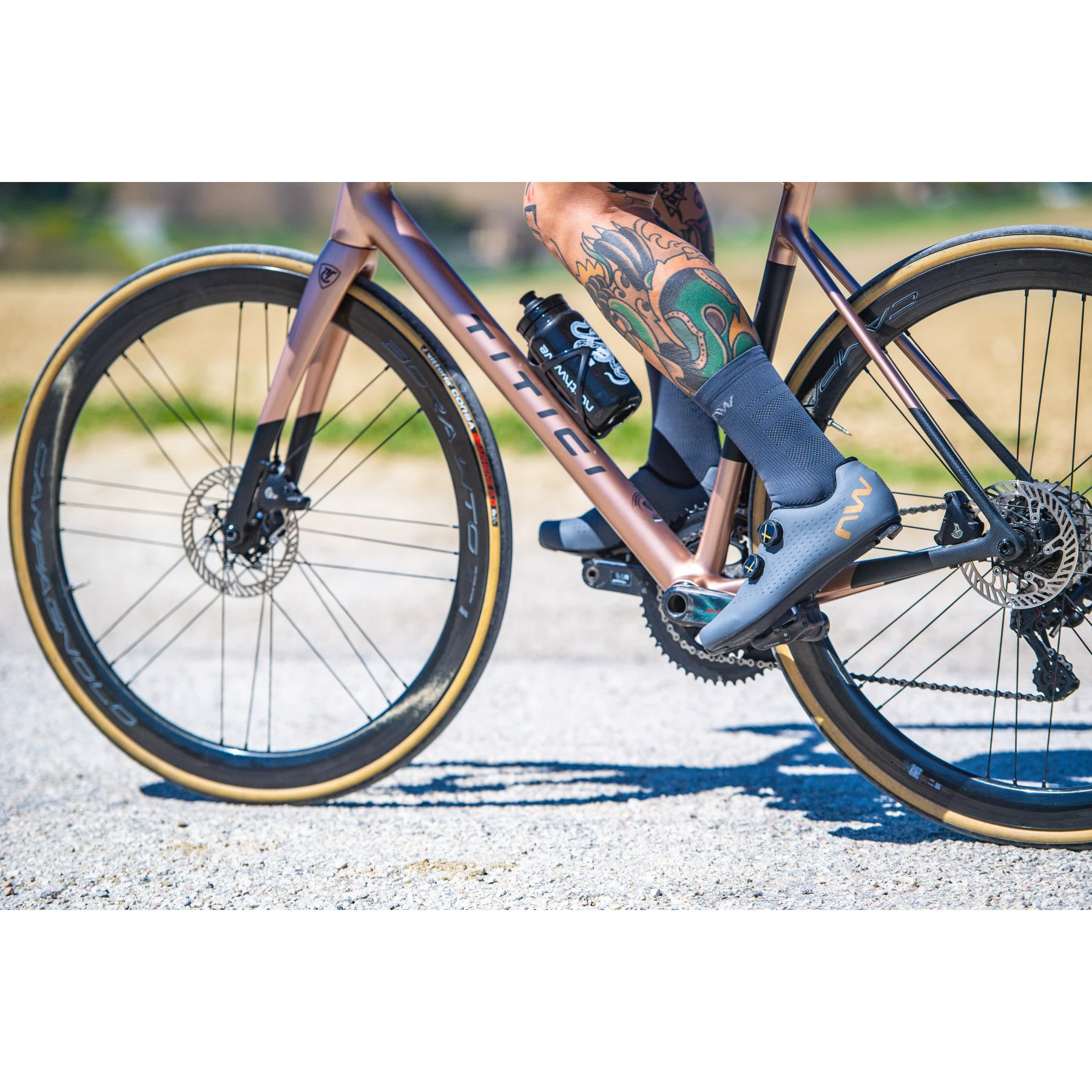 4. Northwave - sosete ciclism extreme pro socks - albastru inchis gri deschis
