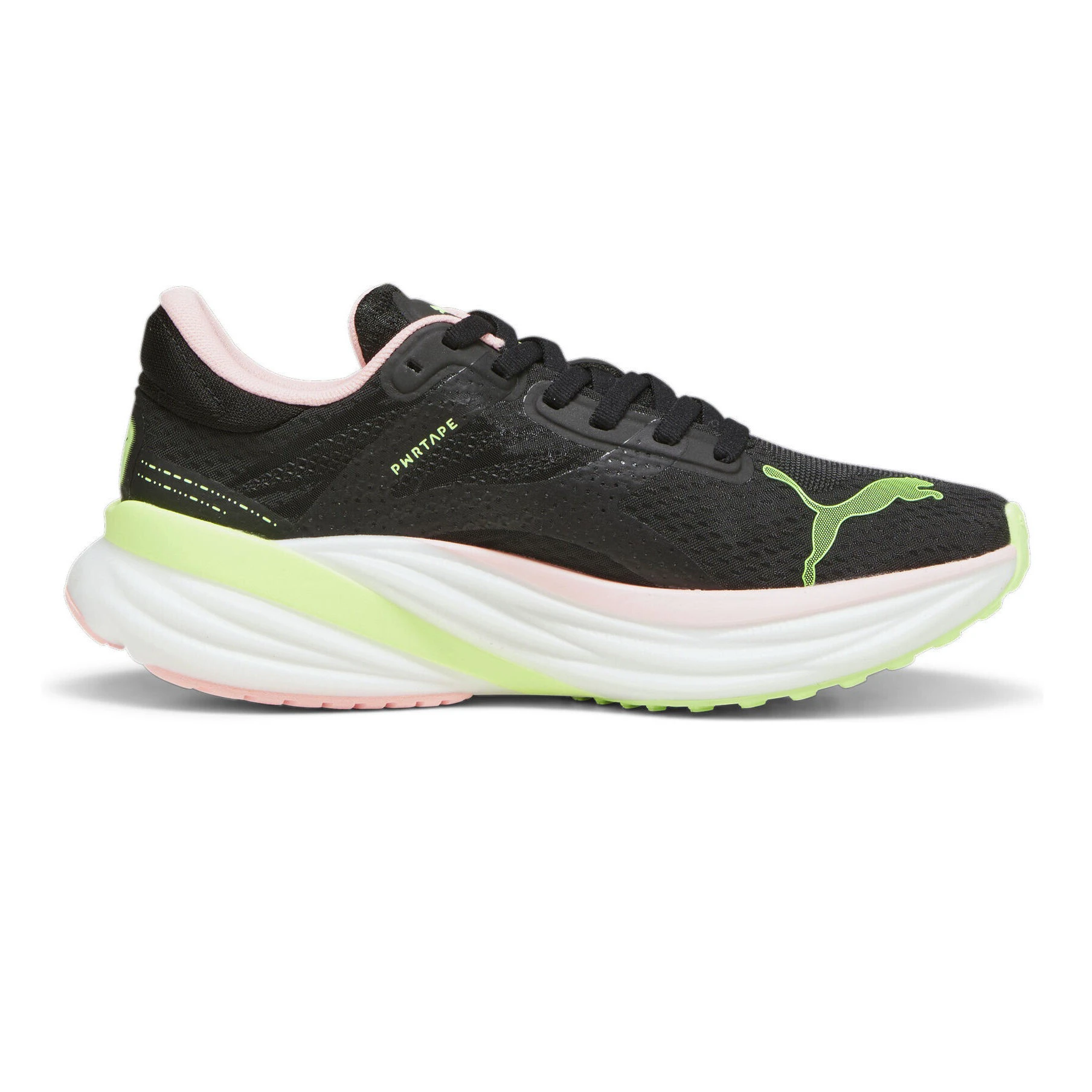 Puma - pantofi alergare pentru femei Magnify Nitro 2 Dream Rush shoes - negru coral alb verde deschis Speed - 58935