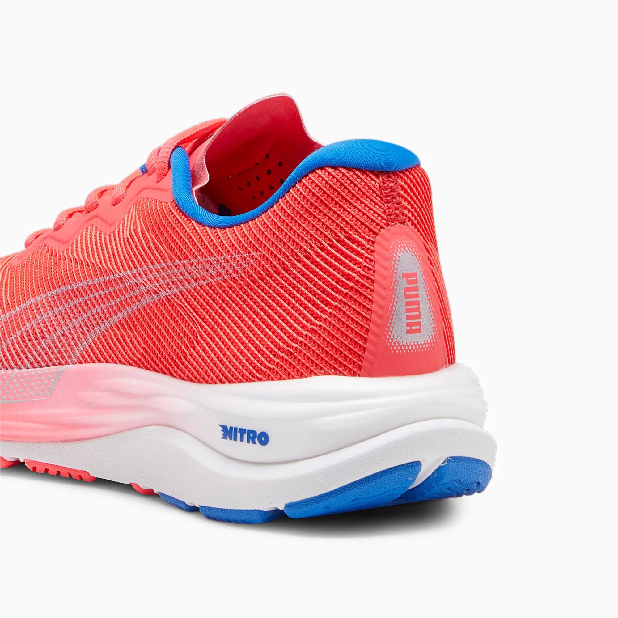 5. Puma - pantofi alergare pentru femei Velocity Nitro 2 - portocaliu Orhidee alb albastru Ultra