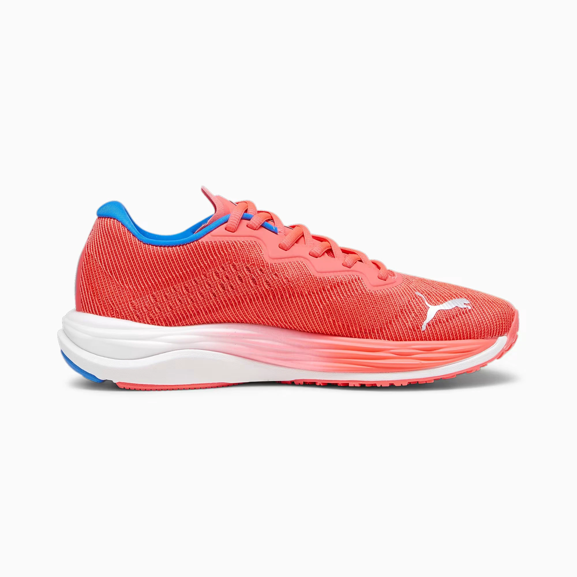 1. Puma - pantofi alergare pentru femei Velocity Nitro 2 - portocaliu Orhidee alb albastru Ultra